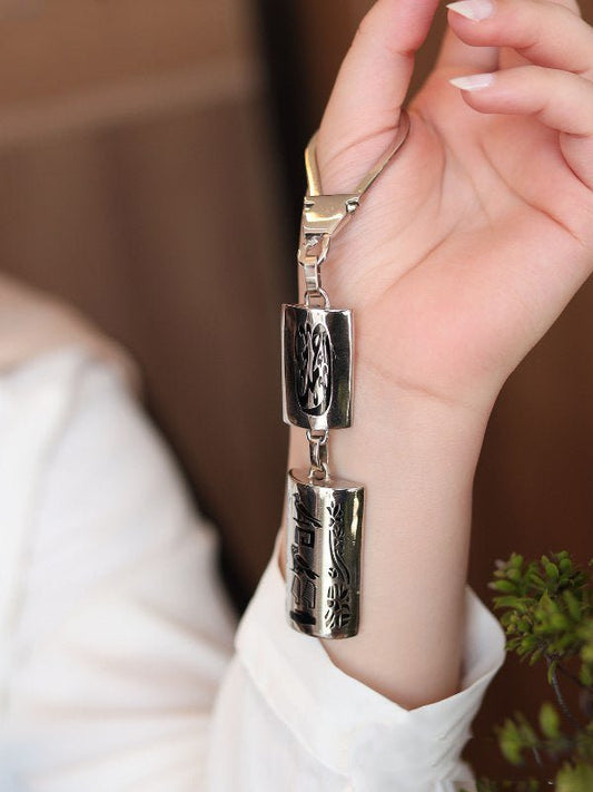 " Customized Name" Elegant Medal - Silver Plated