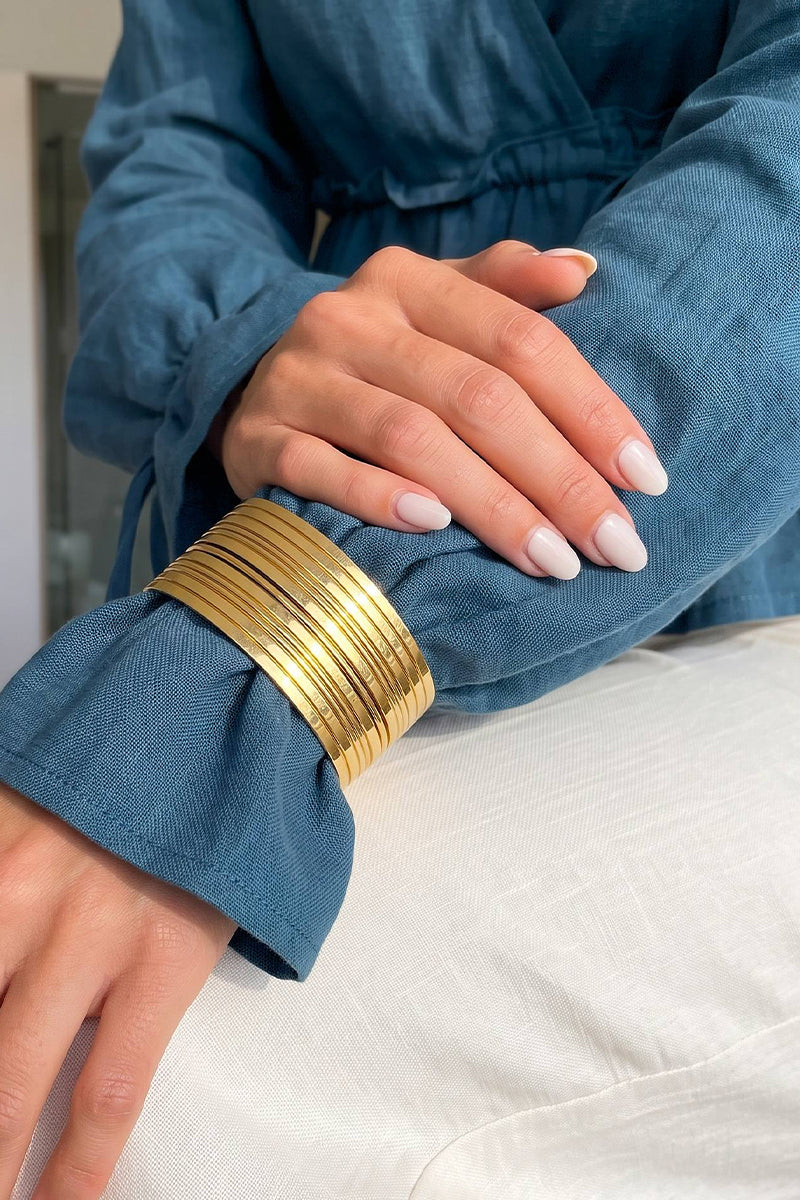 Rawan Bangle - Gold Plated