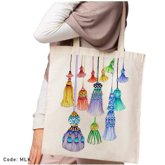 Girl Tote Bag - Linen