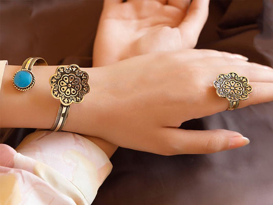 Zinnia Set - Pure Copper