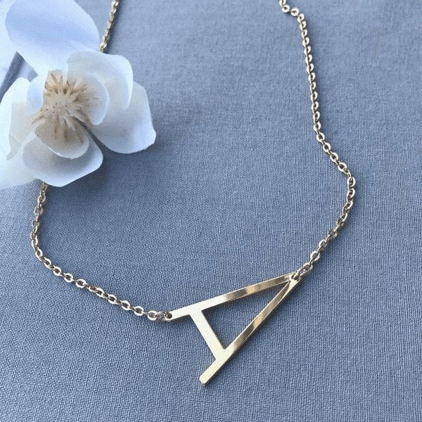 Sandy Customized Necklace - Silver Plated