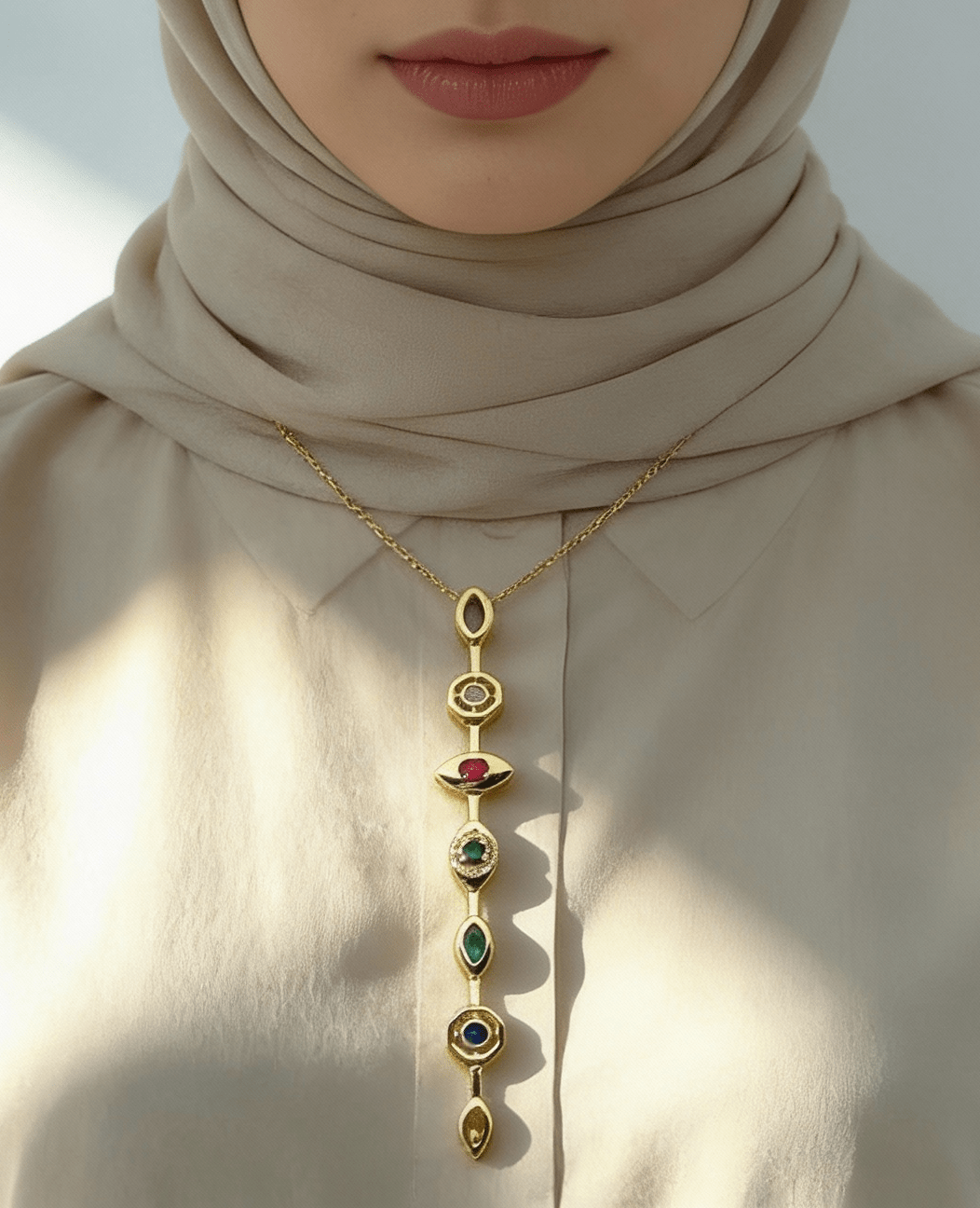 Menna Necklace - Stainless Steel
