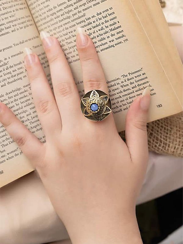 Banan Turquoise Ring - Pure Copper