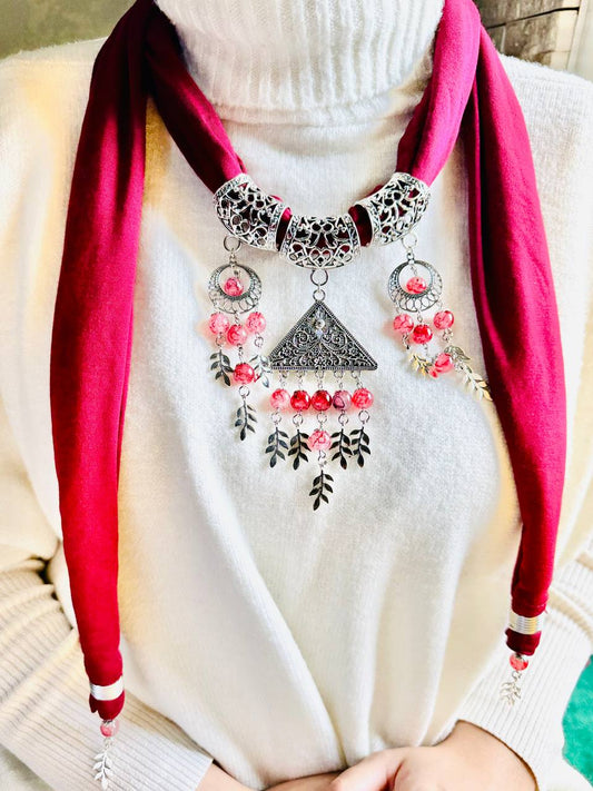 Reval Necklace Scarf - Cotton