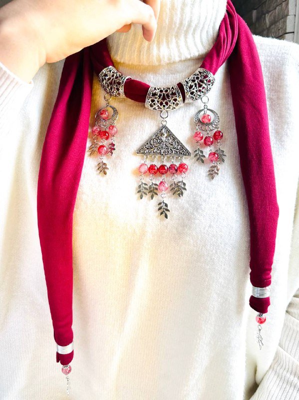 Reval Necklace Scarf - Cotton