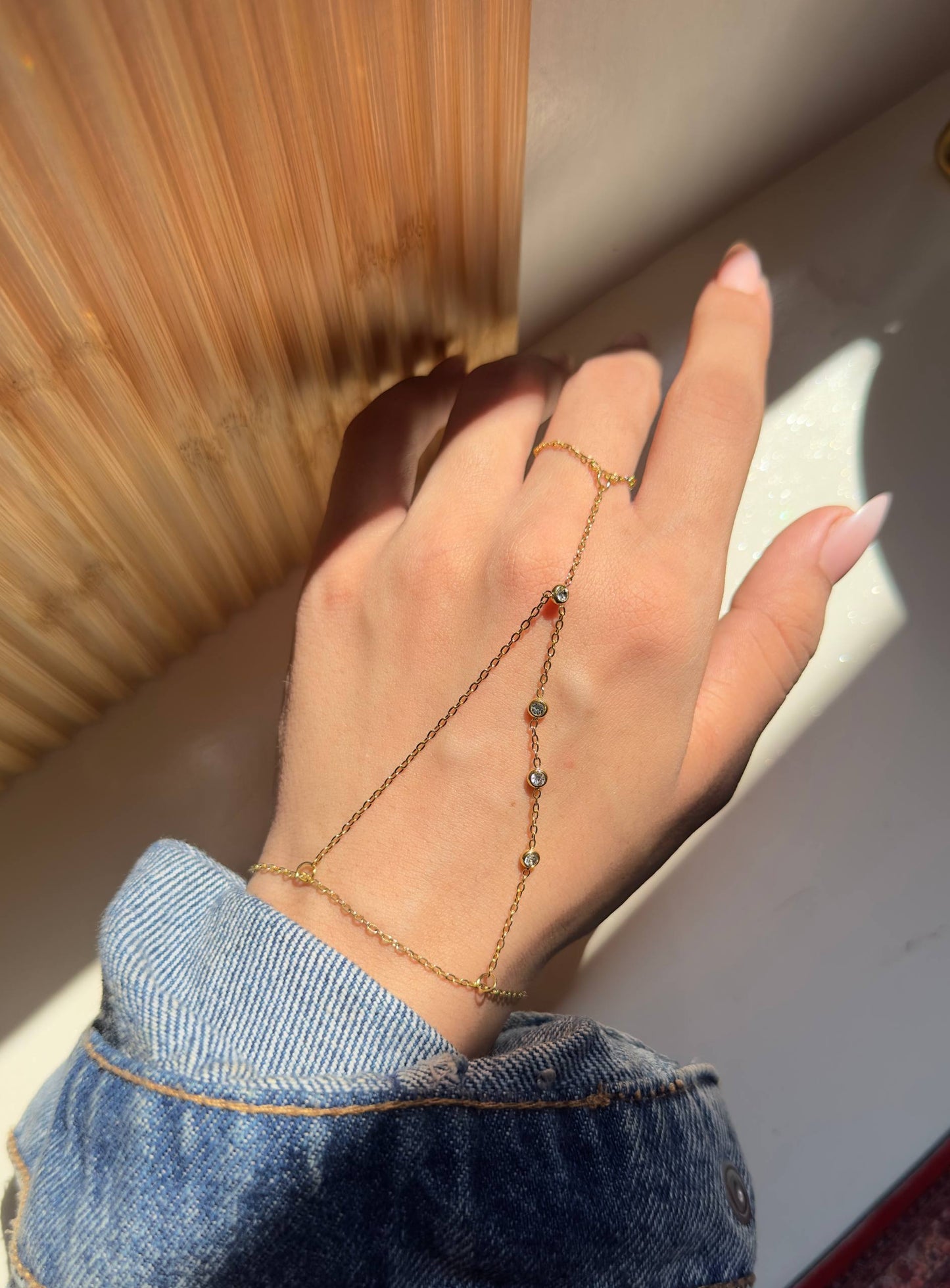 Kamilya Hand Chain - Gold Plated