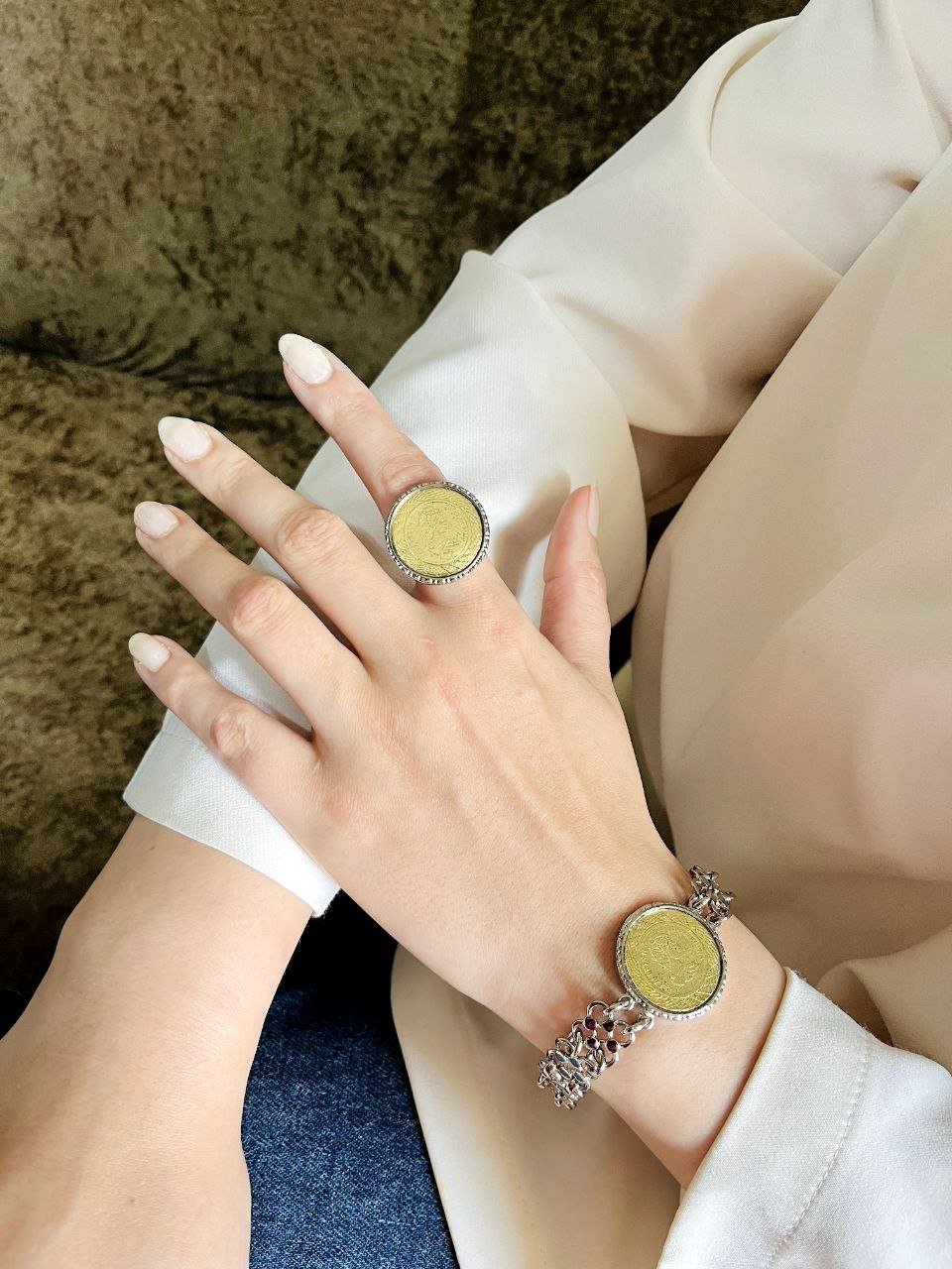 Rahiq Set – Silver & Gold Plated