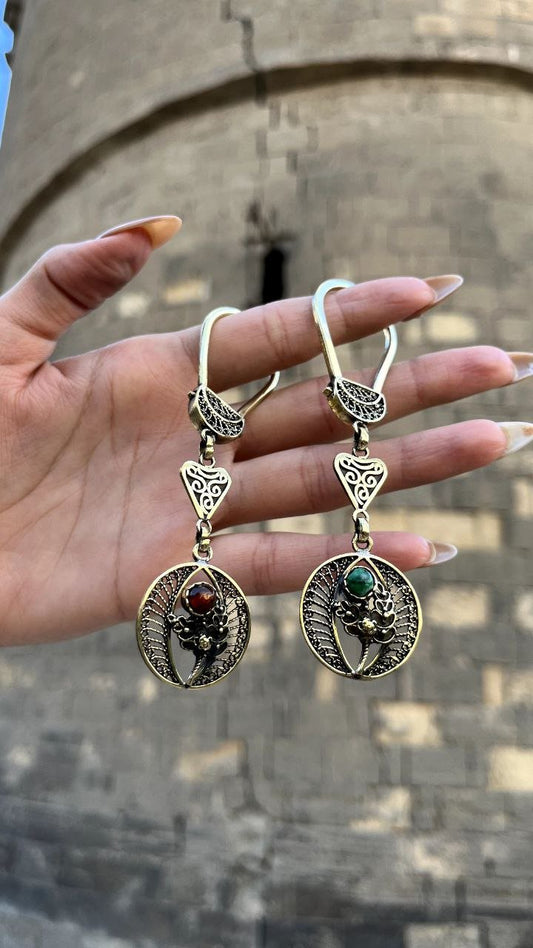 Flower Keychain - Pure Copper