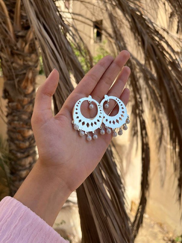 Zahra Earings - Silver Plated