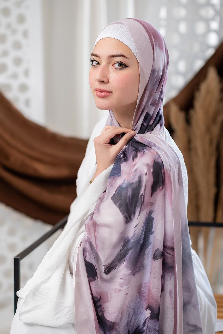 Hend Scarf - Crepe Digital
