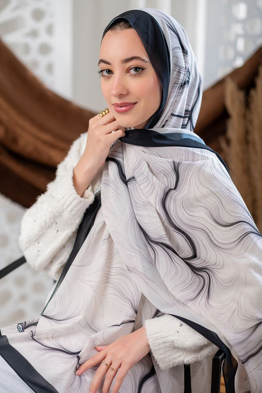 Ritaj Scarf - Crepe Digital
