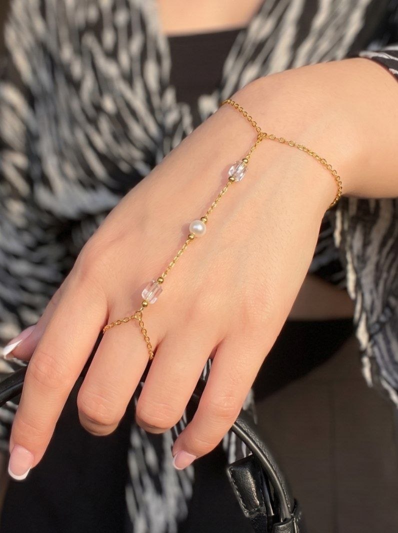 Reem Hand Chain - Stainless Steel