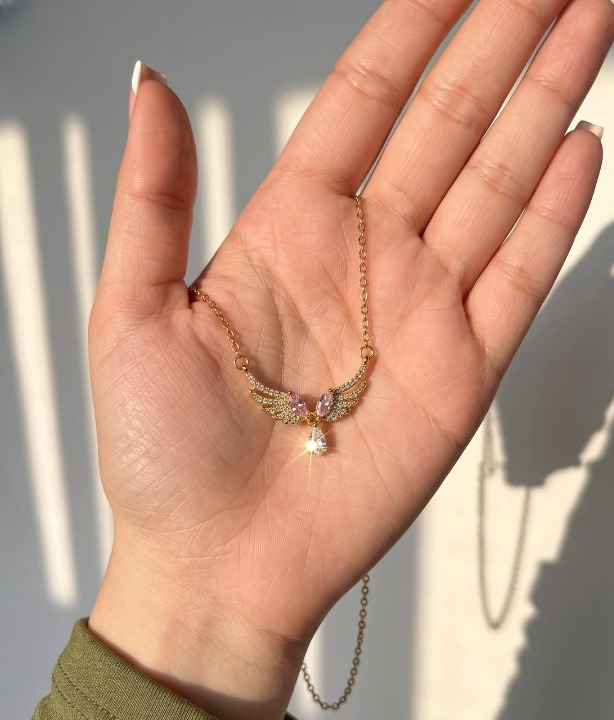 Wings Necklace - Stainless Steel