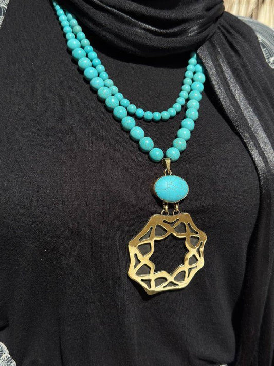 Merve Turquoise Necklace