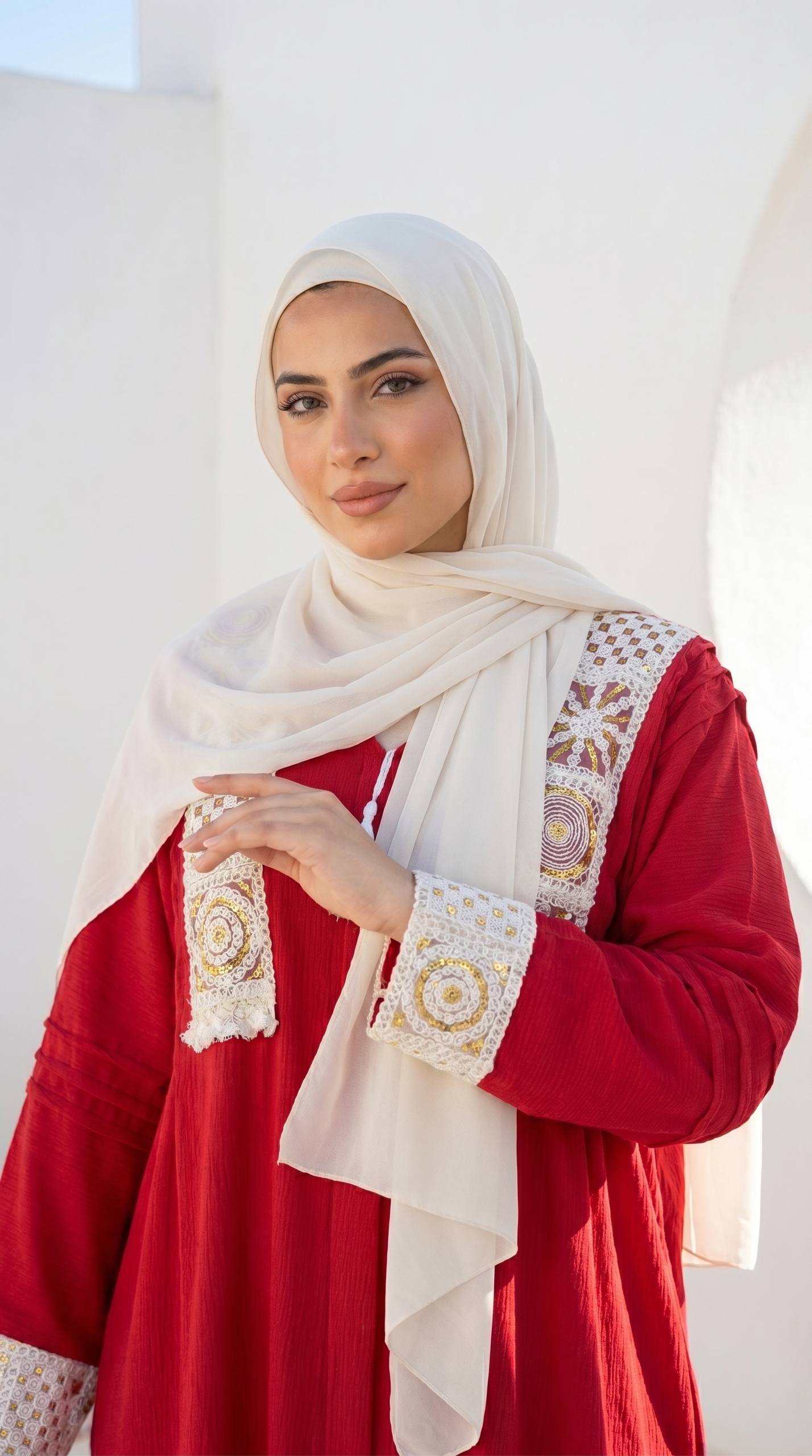 Golden Hour Linen Abaya