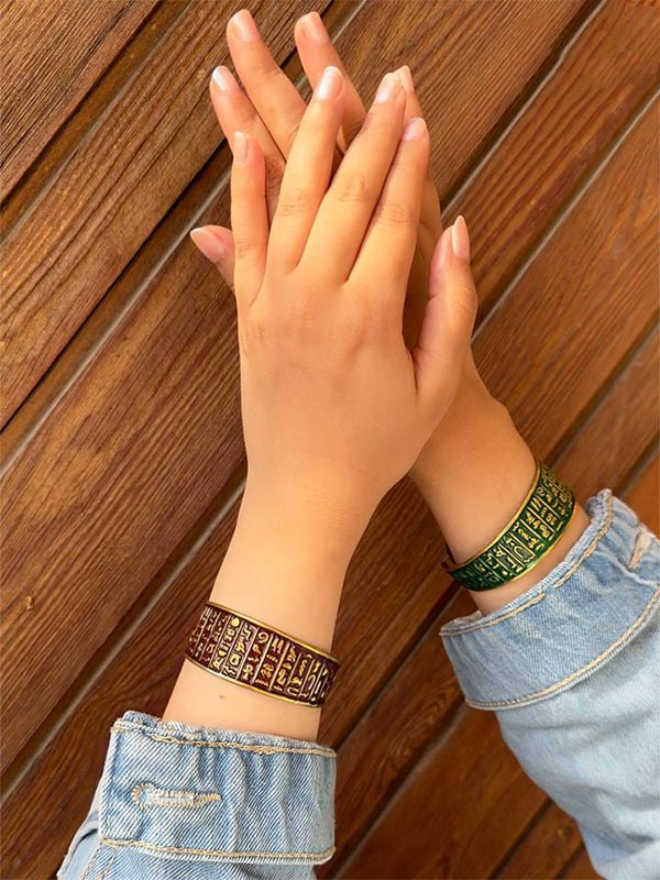 Pharaonic Bangle - Pure Copper