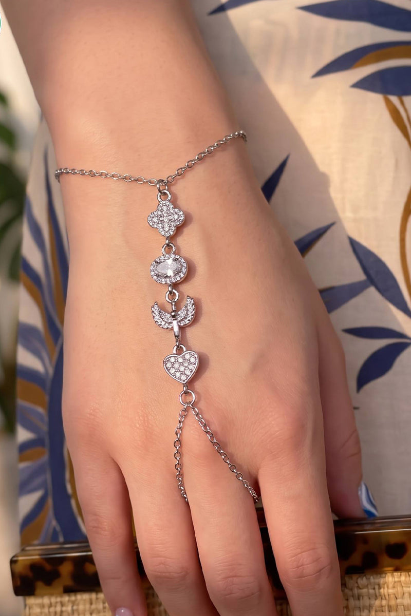 Reta Hand Chain - Stainless Steel
