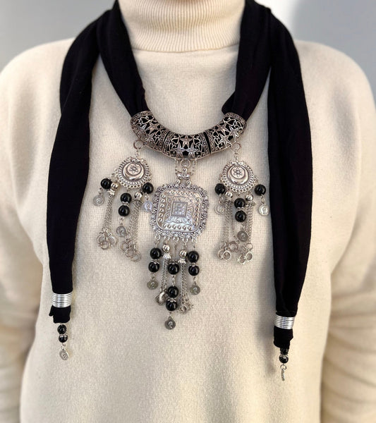 Parla Necklace Scarf - Cotton
