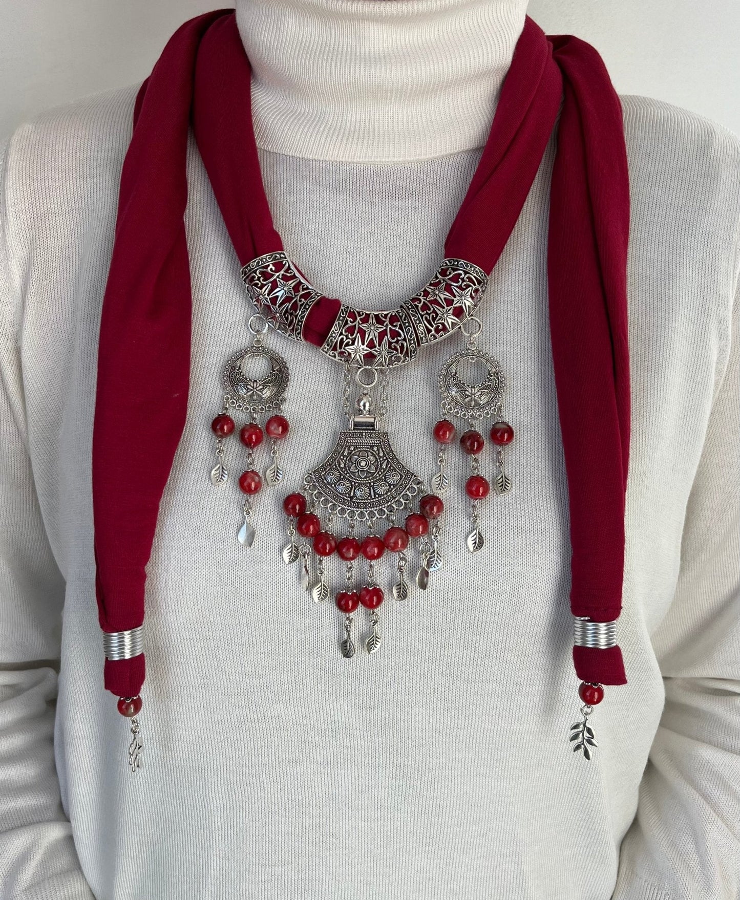 Selena Necklace Scarf - Cotton