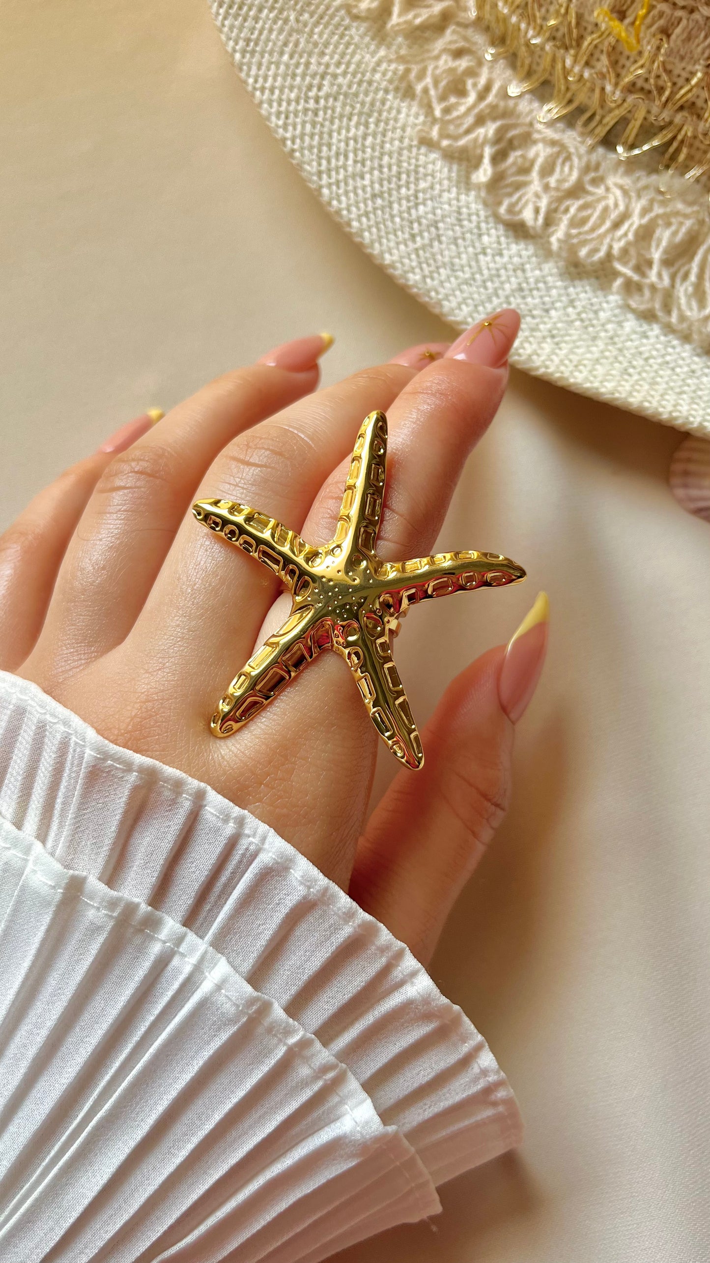Sea Star Ring - Stainless Steel