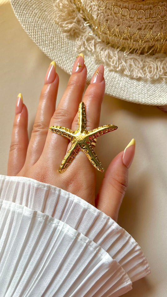 Sea Star Ring - Stainless Steel