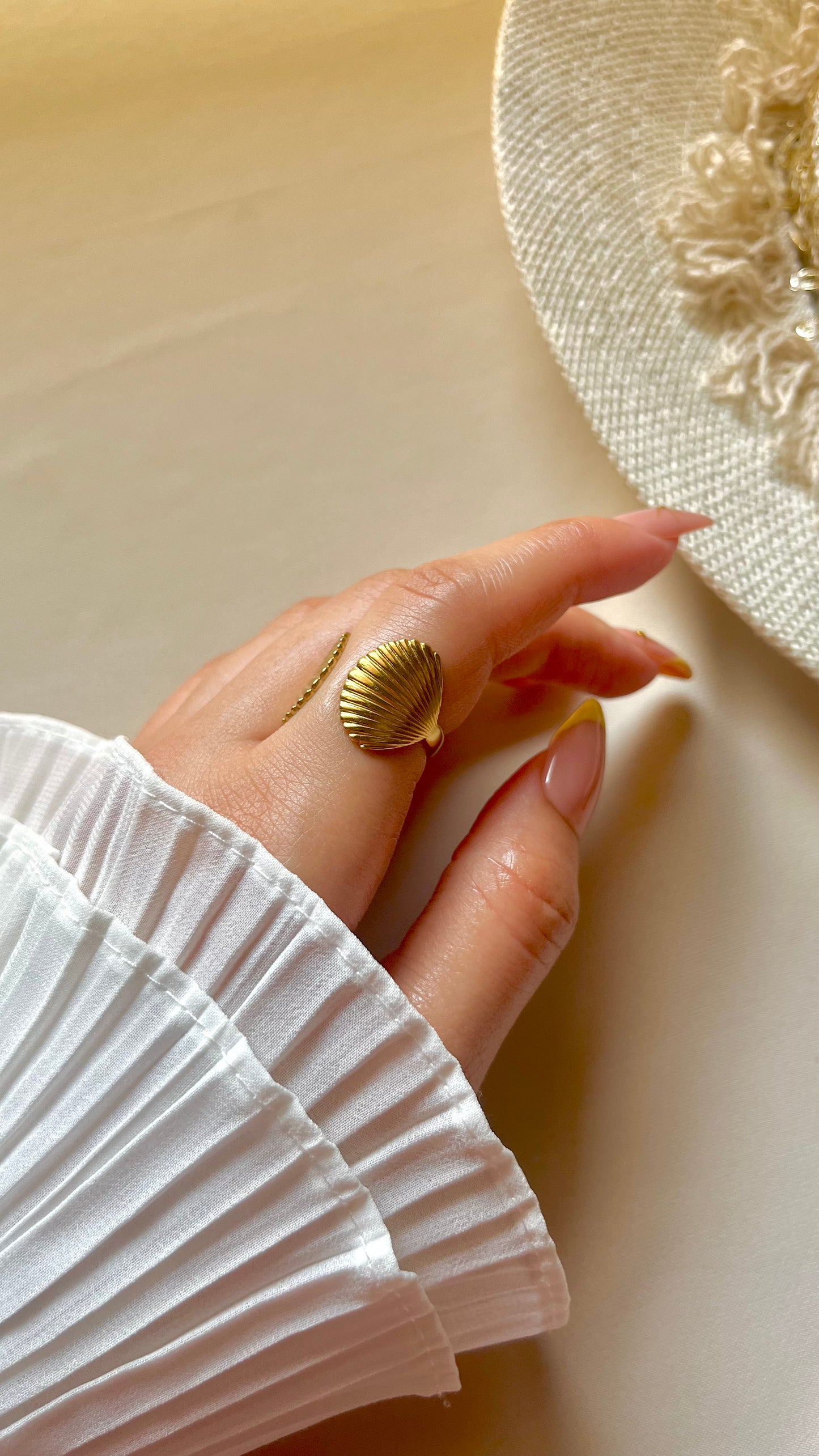 Summer Shell Ring - Stainless Steel