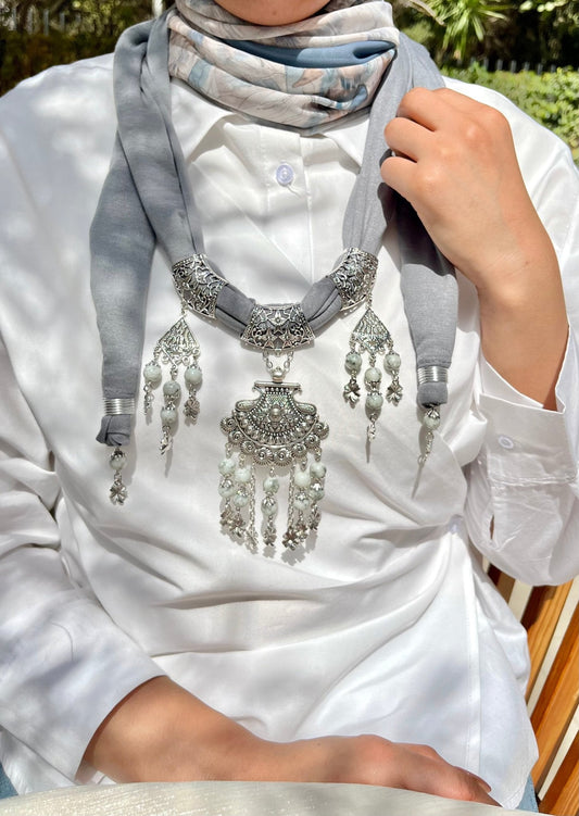 Bedoor Necklace Scarf - Cotton