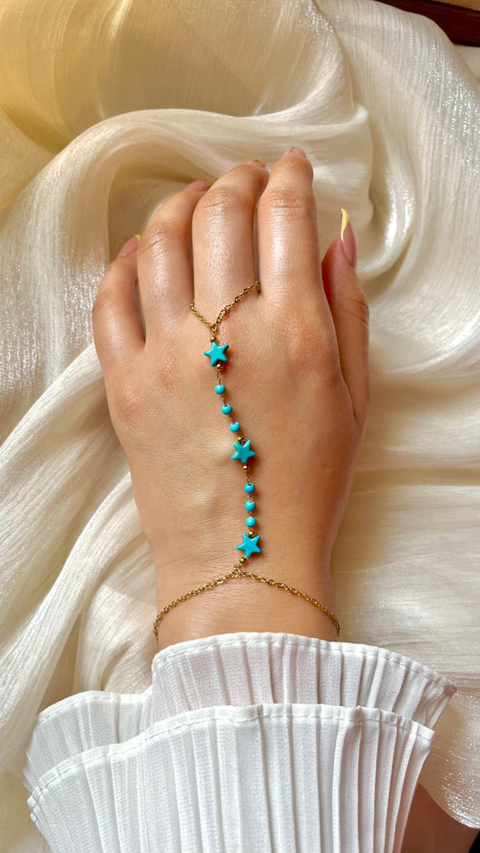 Farah Hand Chain - Stainless Steel