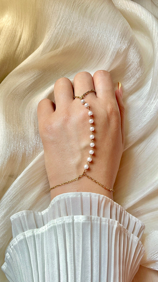 Fatma Hand Chain - Stainless Steel