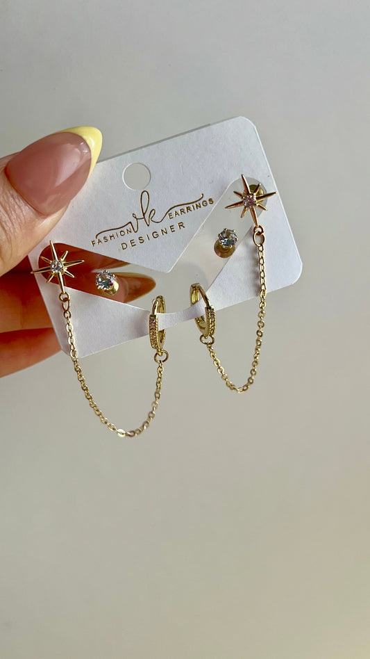 Zina Earrings - Stainless Steel