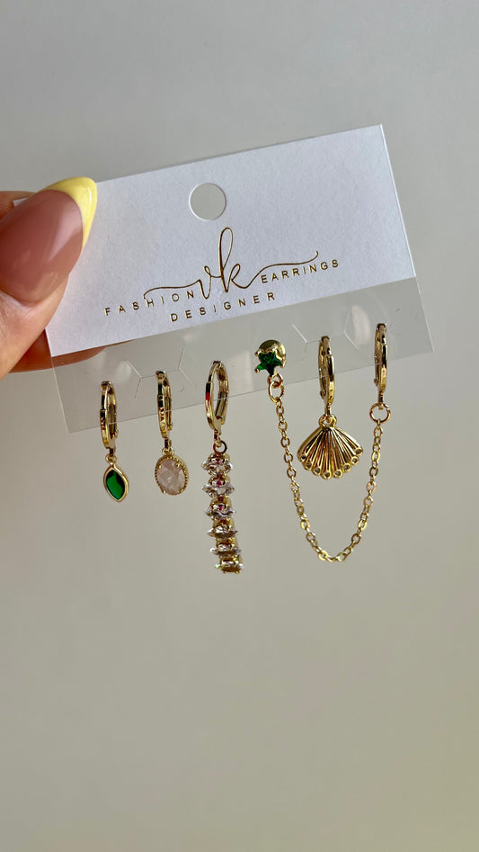 Asmaa Earrings - Stainless Steel