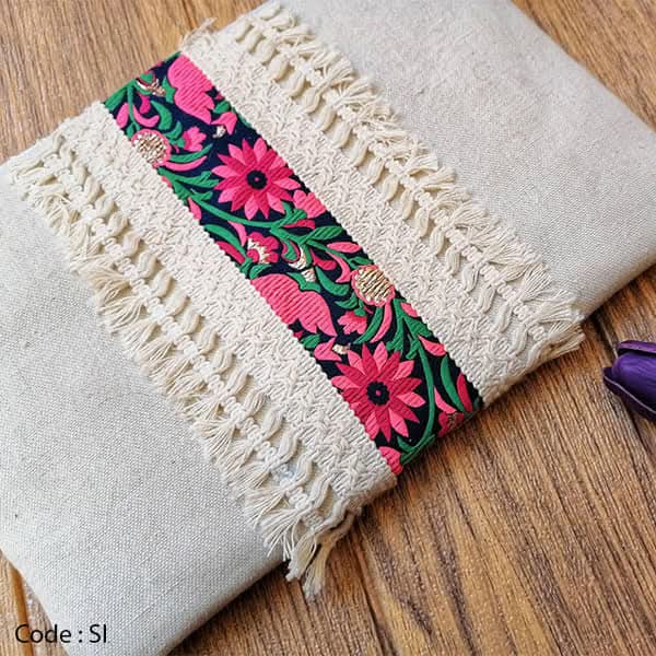 Leen Handmade Clutch - Linen