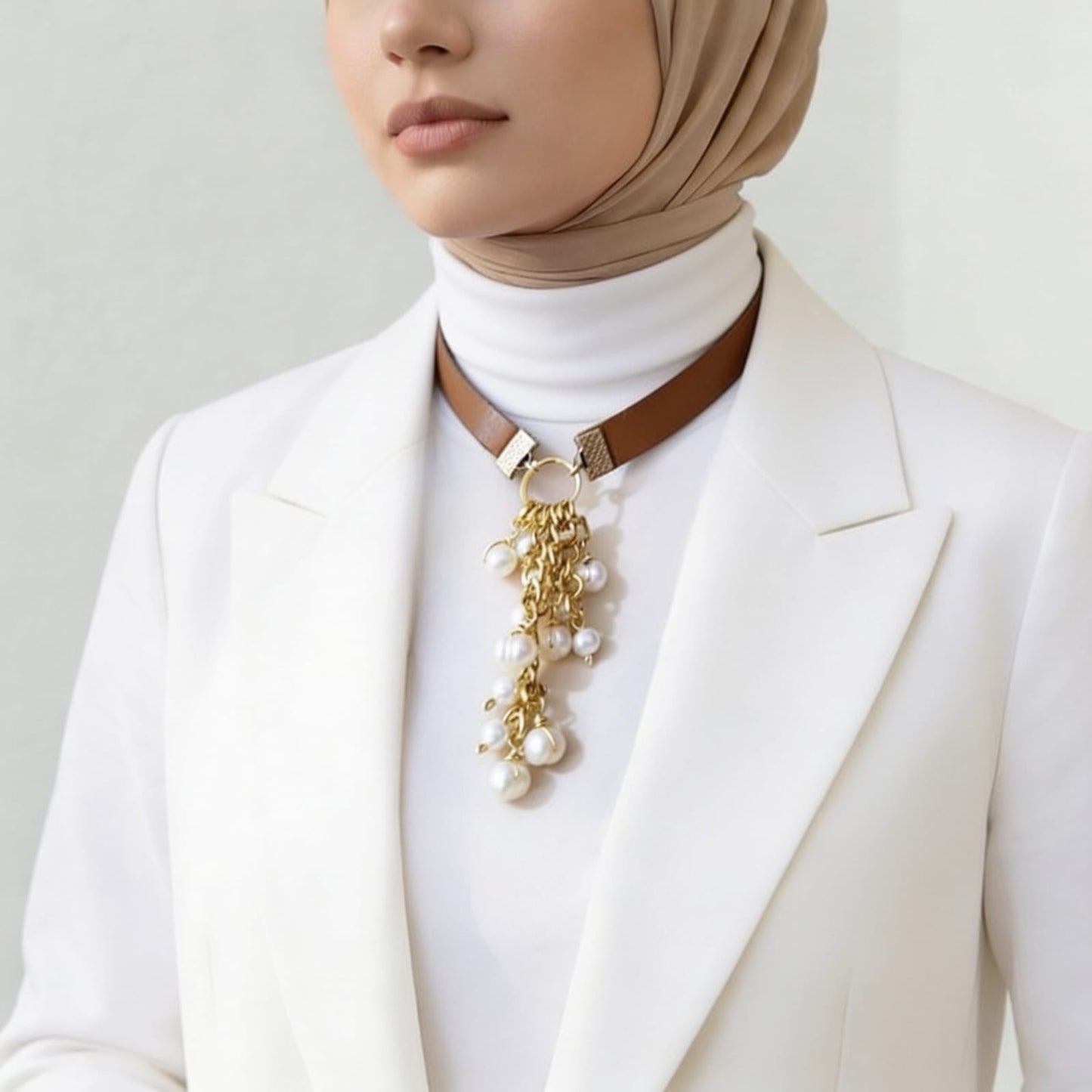 Dina Leather Necklace