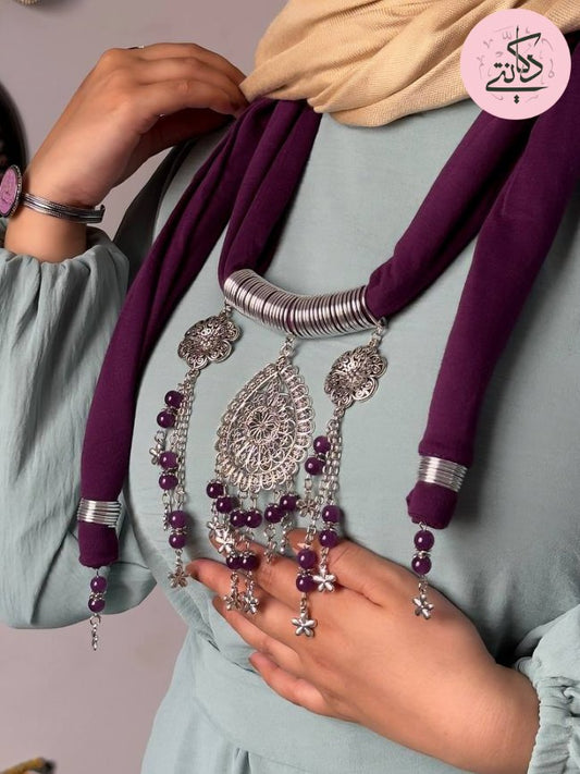 Hania Necklace Scarf - Cotton