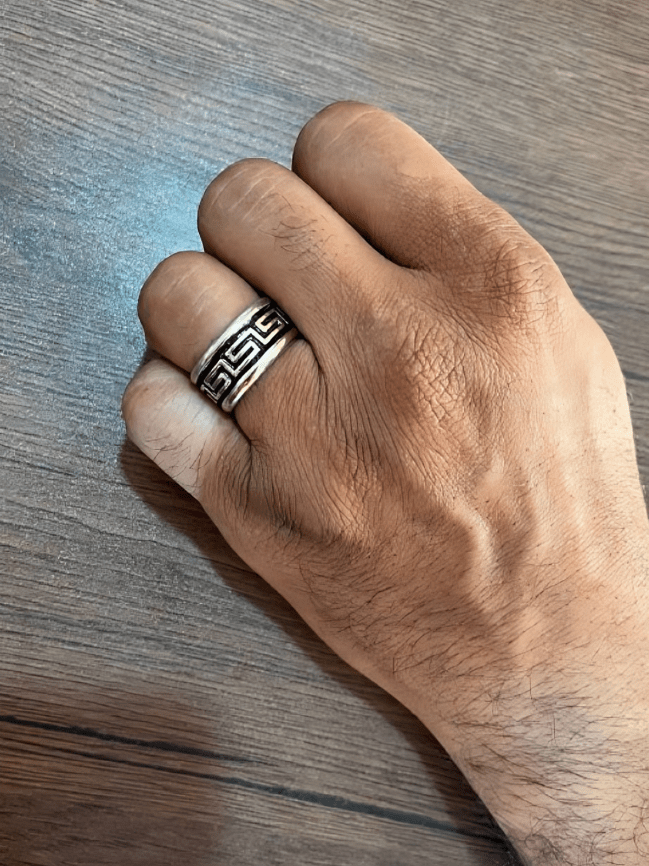 Omer Classy Ring - Silver Plated