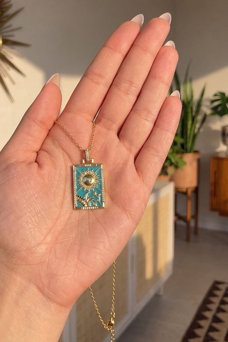Sun Necklace - Stainless Steel