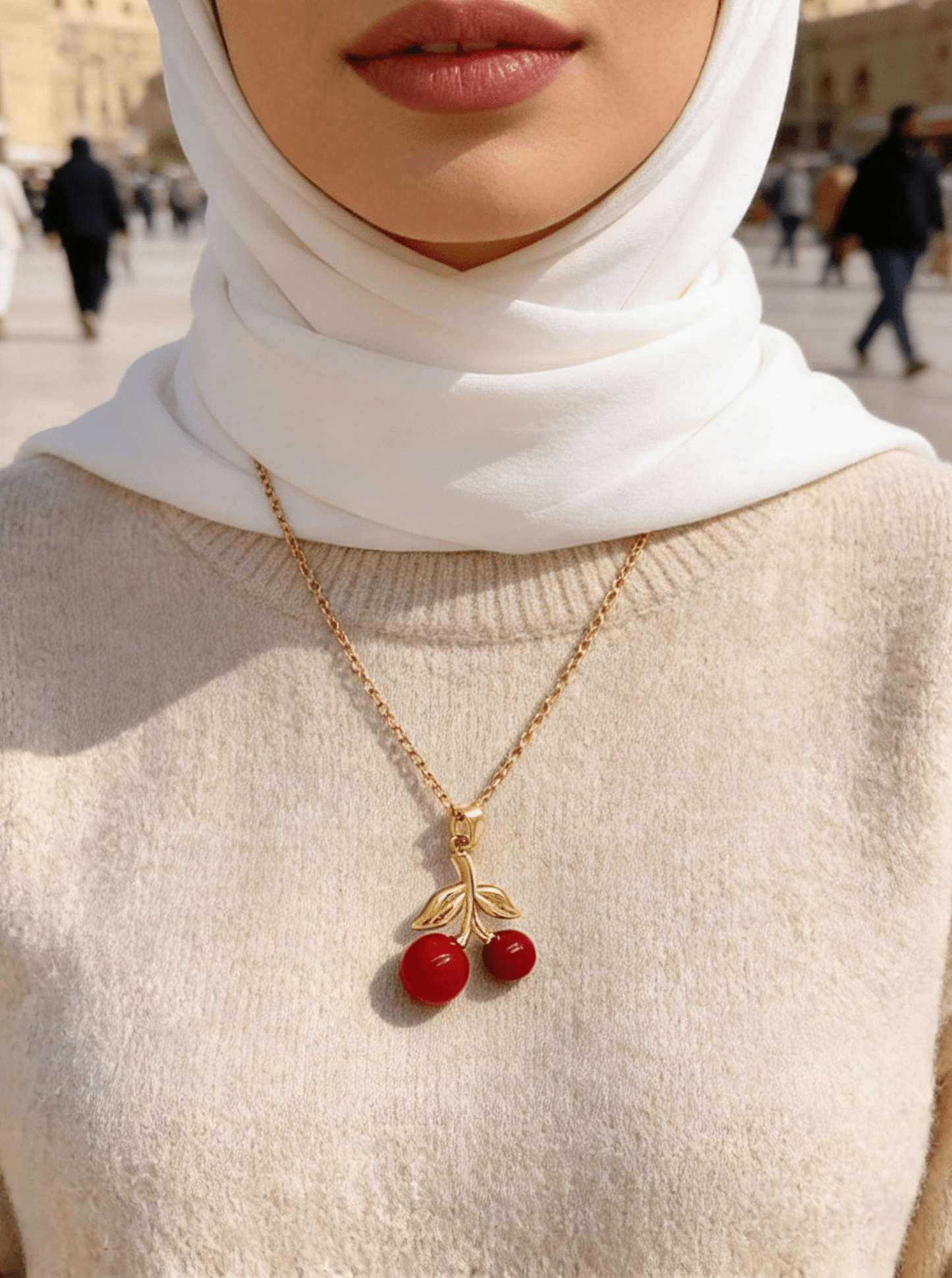 Berry Necklace - Stainless Gold Plated