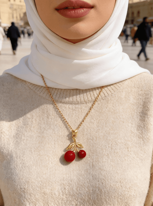 Berry Necklace - Stainless Gold Plated