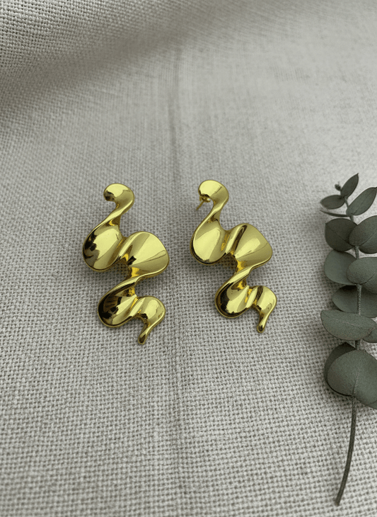 Curls Earrings - Stainless Steel