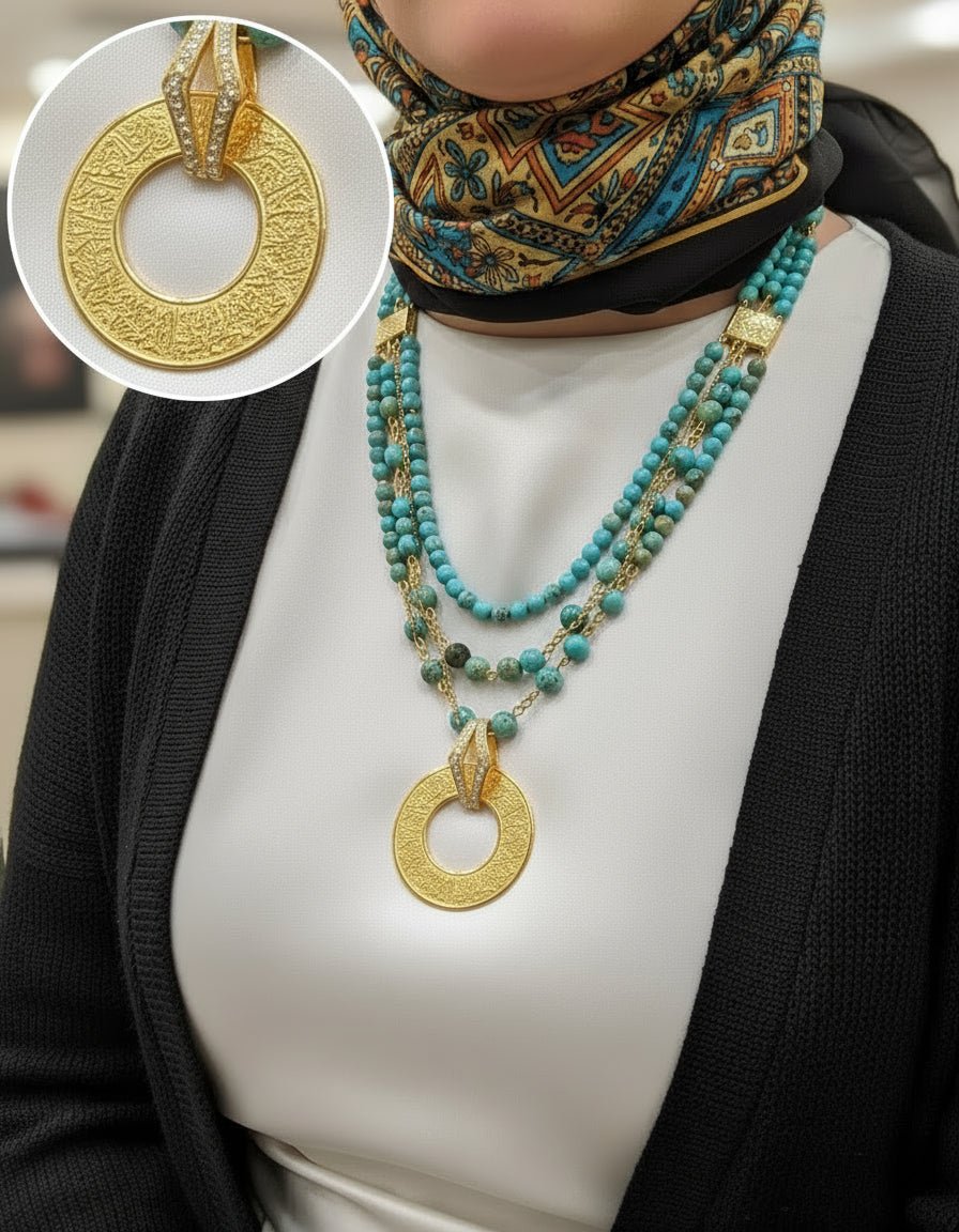 Fatma Gold Plated Necklace