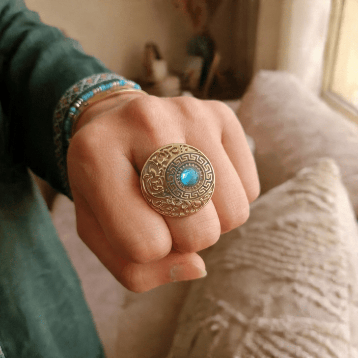 Falaq Ring - Gold Plated