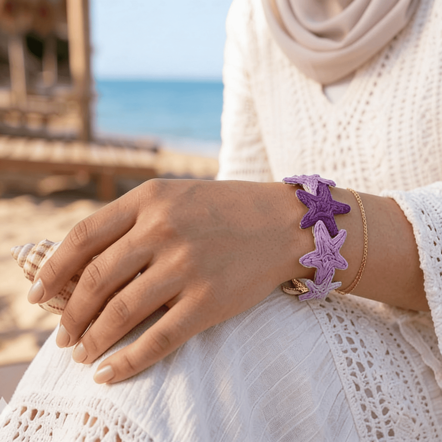 Star Bangle - Stainless Steel
