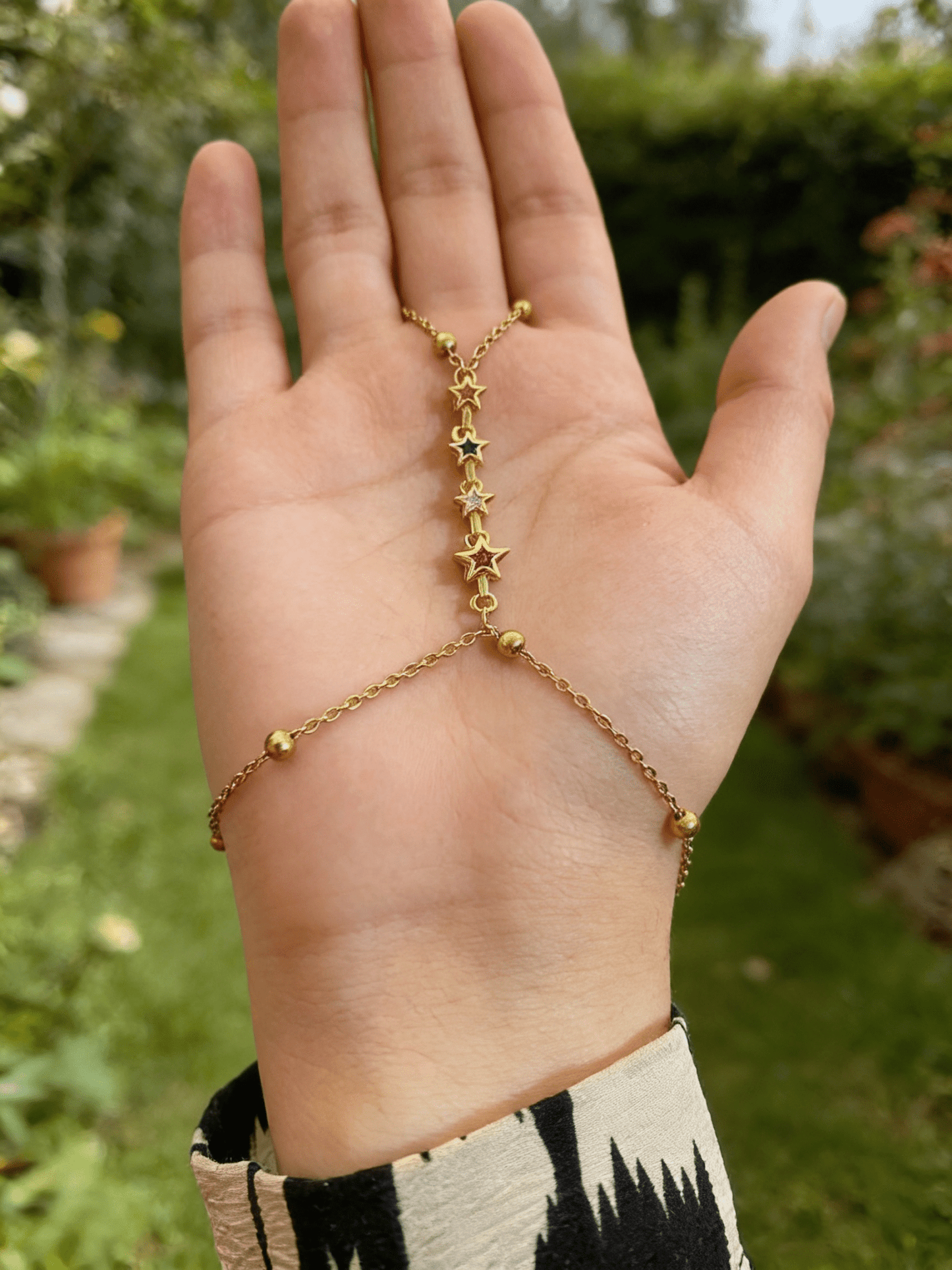 Hamsa Hand Kaff - Stainless Steel