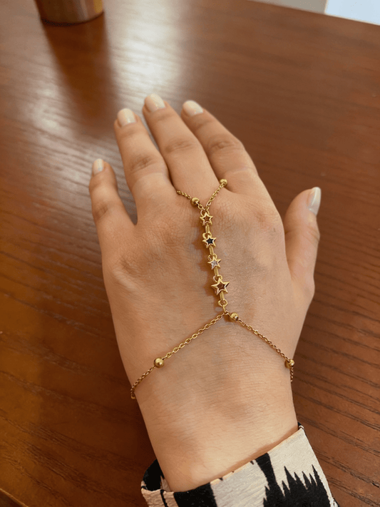Hamsa Hand Kaff - Stainless Steel