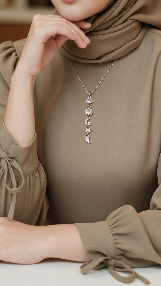 Thuraya Necklace - Stainless Steel