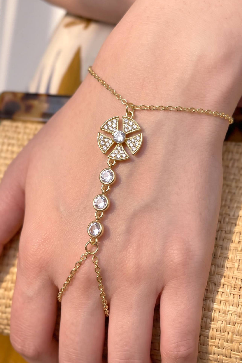 Reta Hand Chain - Stainless Steel