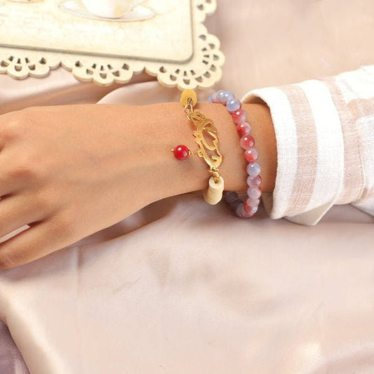 "Aya" Delicate Set - Gold Plated