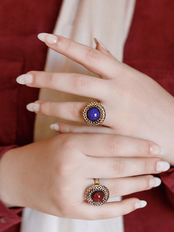 Marble Ring - Pure Copper