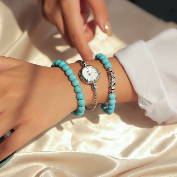 Angelica Watch Set - Turquoise Stone