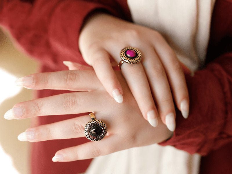 Marble Ring - Pure Copper